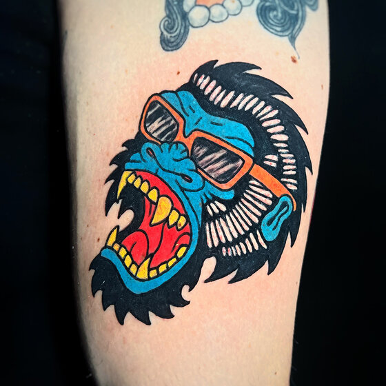 tatuaggio gorilla